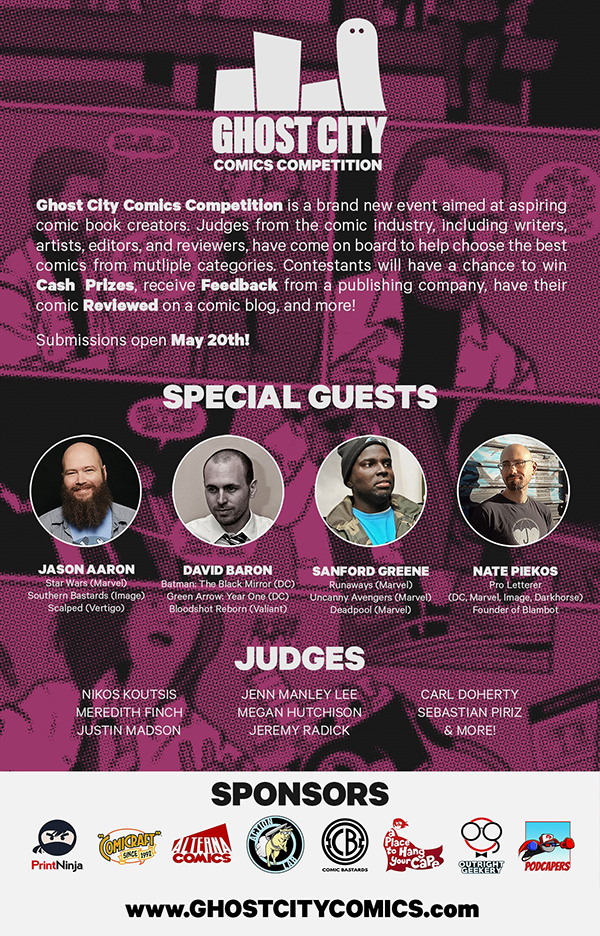 Ghost City Comics Competition